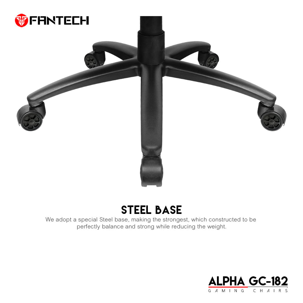 FANTECH ALPHA GC 182 GAMING CHAIR | White Desk & Chair