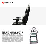 FANTECH ALPHA GC 182 GAMING CHAIR | White Desk & Chair