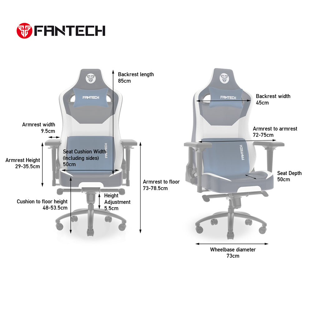 Fantech alpha gc-283 gaming chair | orange JOD 179