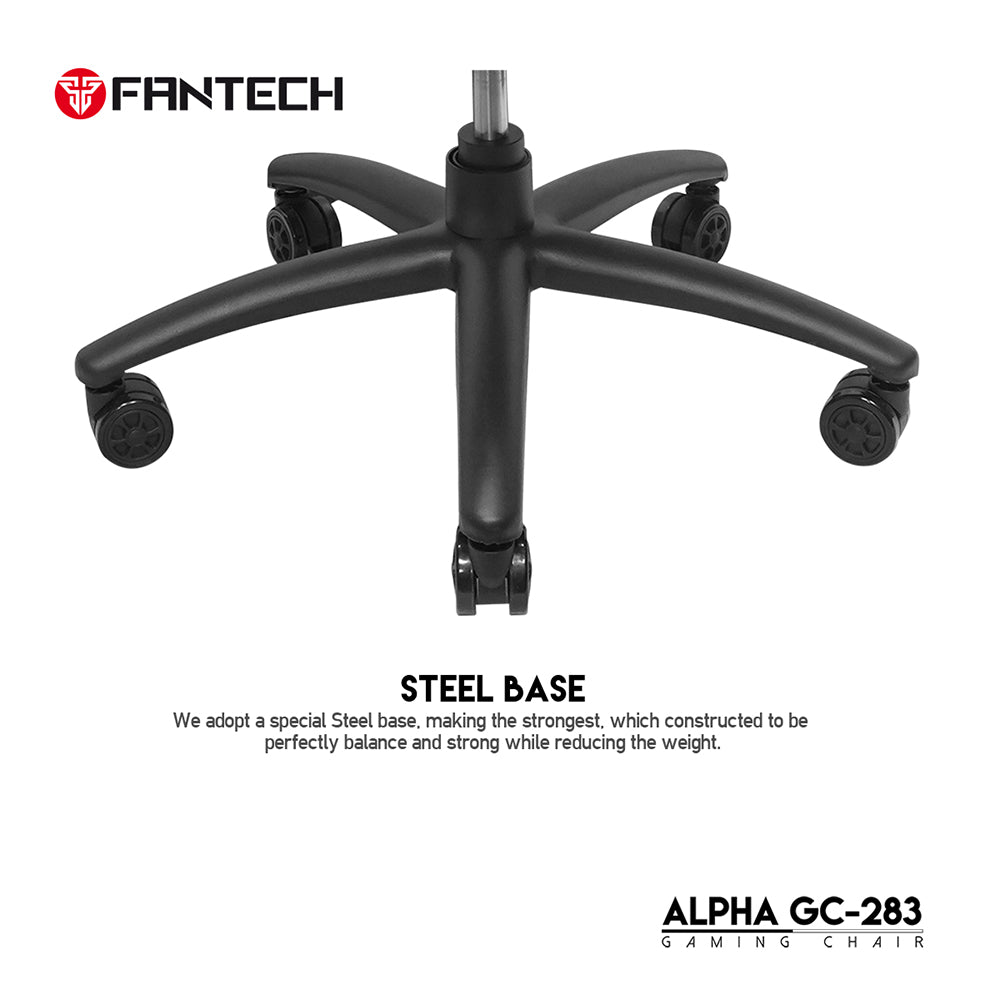 FANTECH ALPHA GC 283 GAMING CHAIR | White Desk & Chair