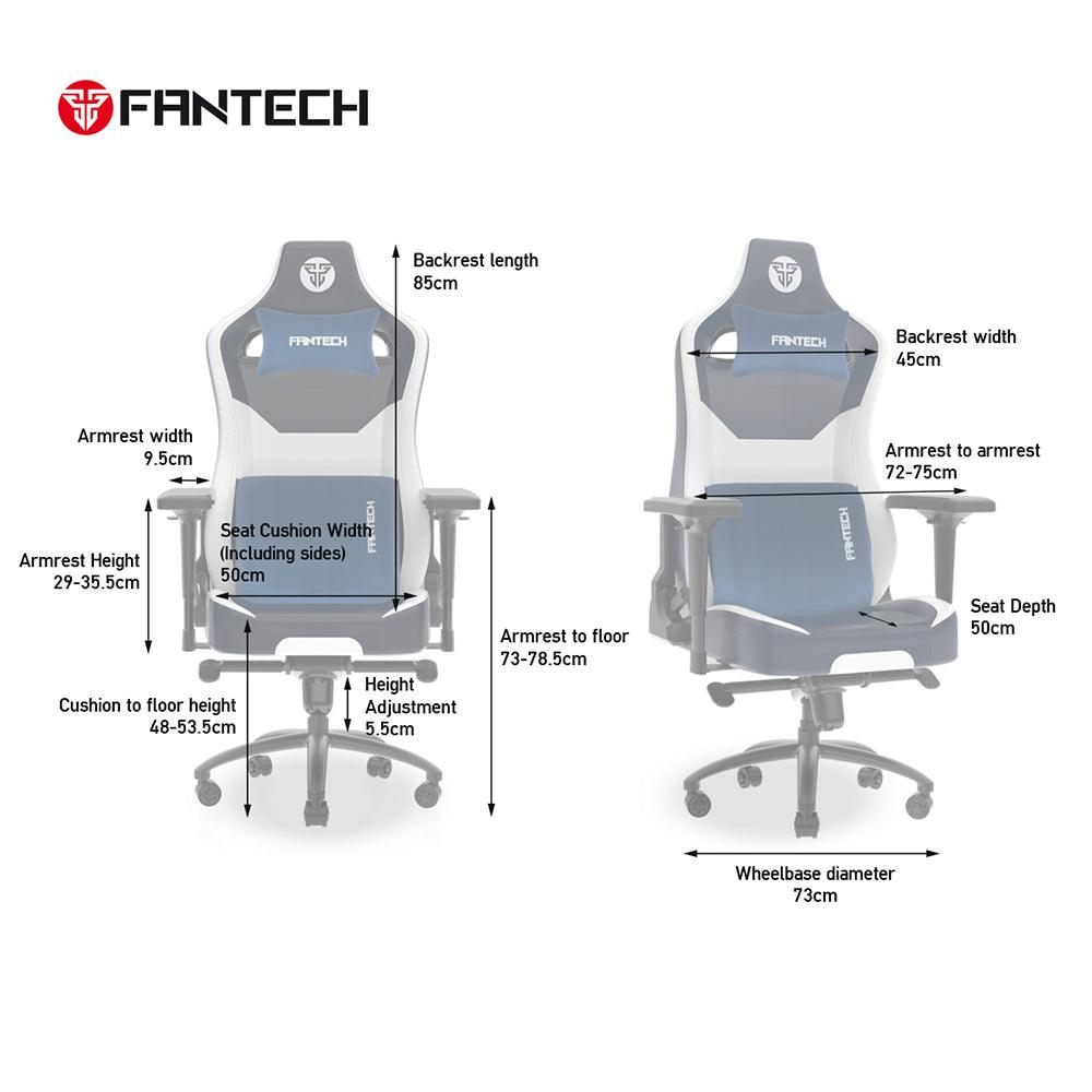 Fantech alpha gc-283 gaming chair | white - Fun Touch