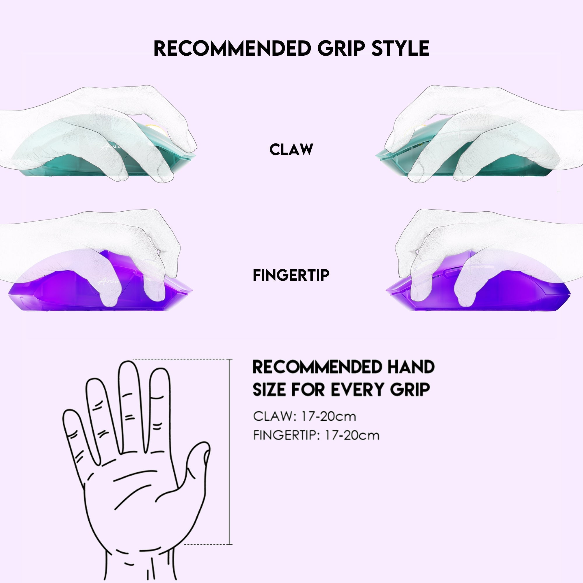 Fantech ARIA XD7 HUANO VERSION Super Lightweight Gaming Mouse +Mousepad MP353