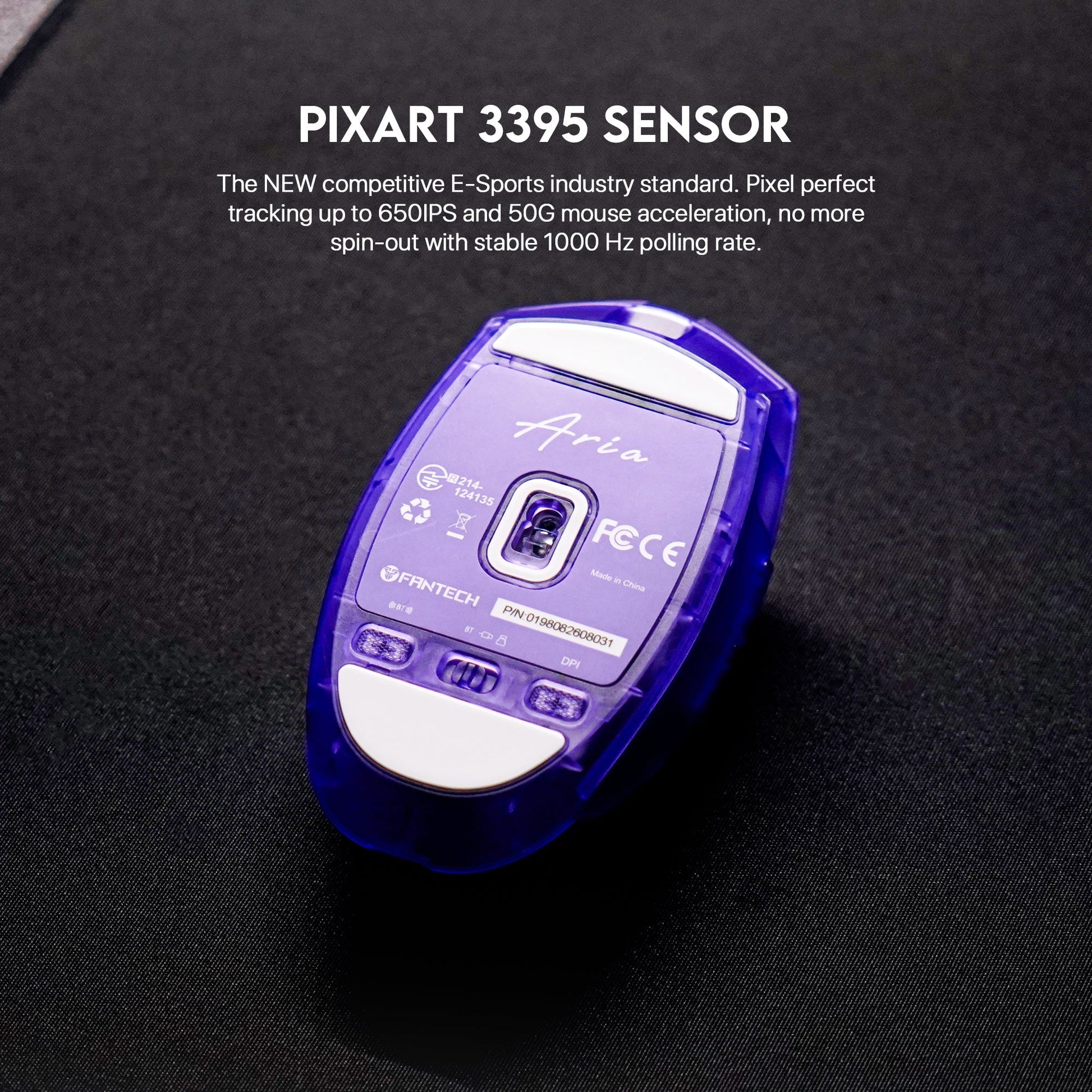 Fantech ARIA XD7 HUANO VERSION Super Lightweight Gaming Mouse +Mousepad MP353