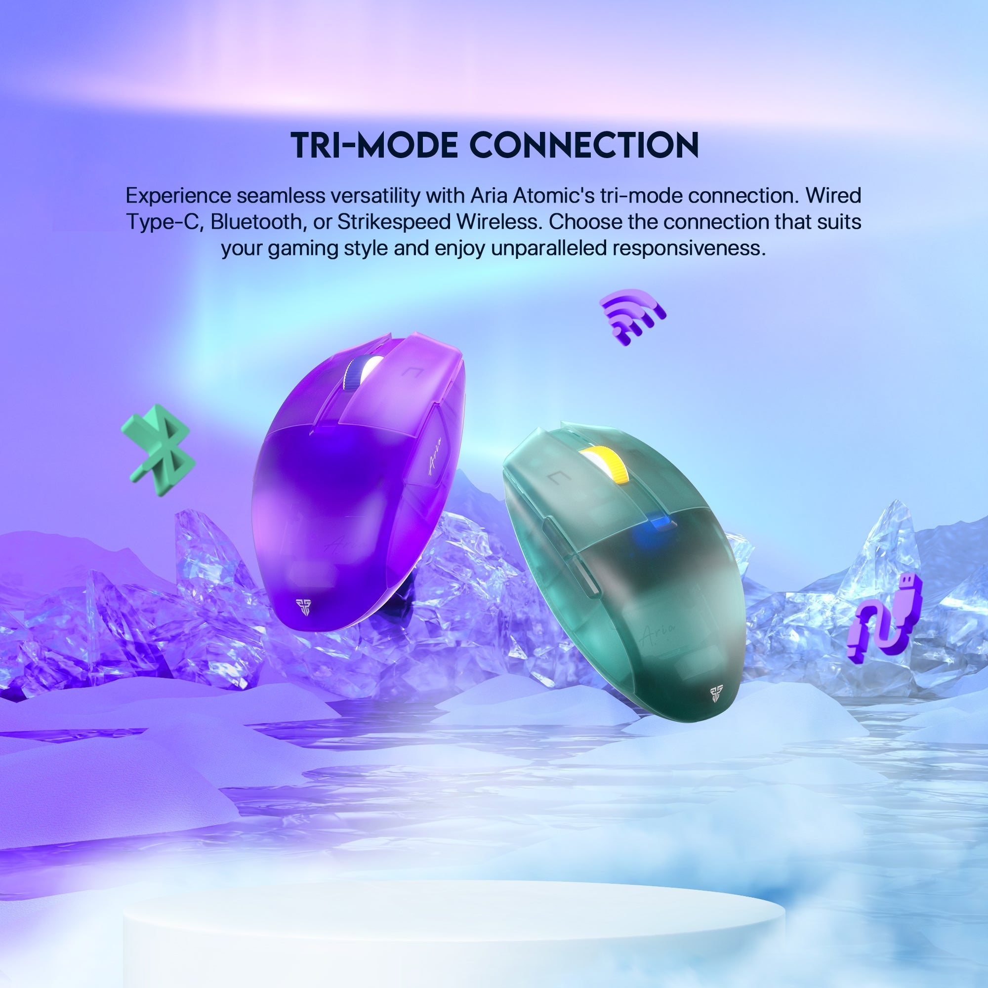 Fantech ARIA XD7 HUANO VERSION Super Lightweight Gaming Mouse +Mousepad MP353