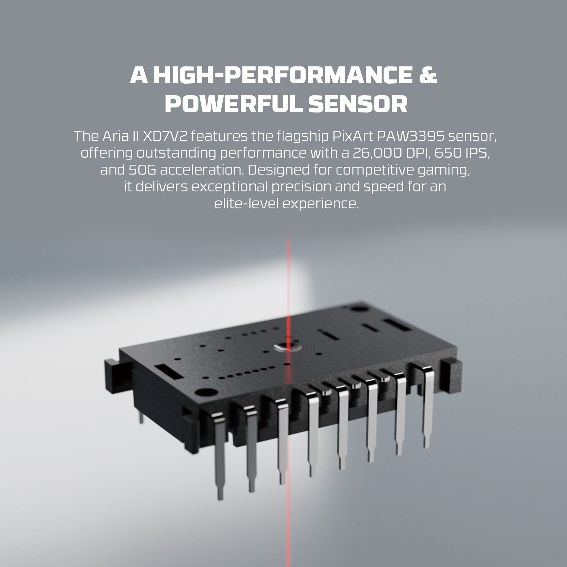 FANTECH ARIA XD7V2 Wireless Gaming Mouse 53g Ultra Lightweight HUANO Switches