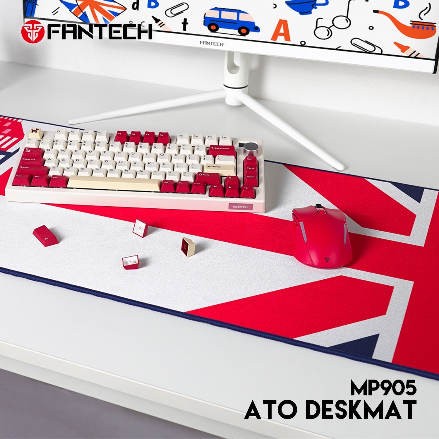 Fantech ATO MP905 Desk Mat VIBE EDTION London Tour Mousepad