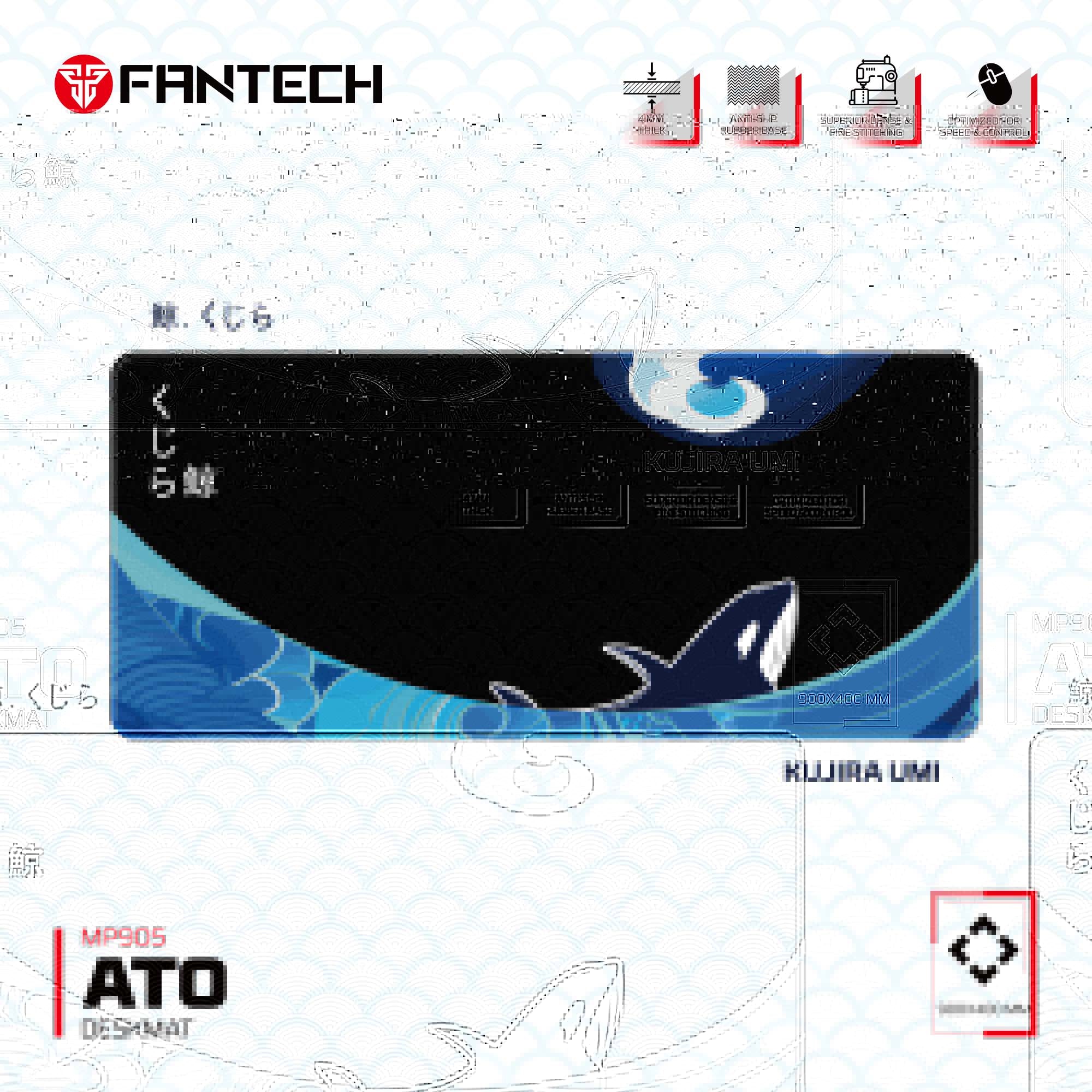 FANTECH ATO MP905 KUJIRA UMI DESKMAT MOUSE PAD Mousepad