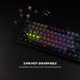 Fantech atom tkl mk886v2 104keycaps keycaps mechanical keyboard - Fun Touch