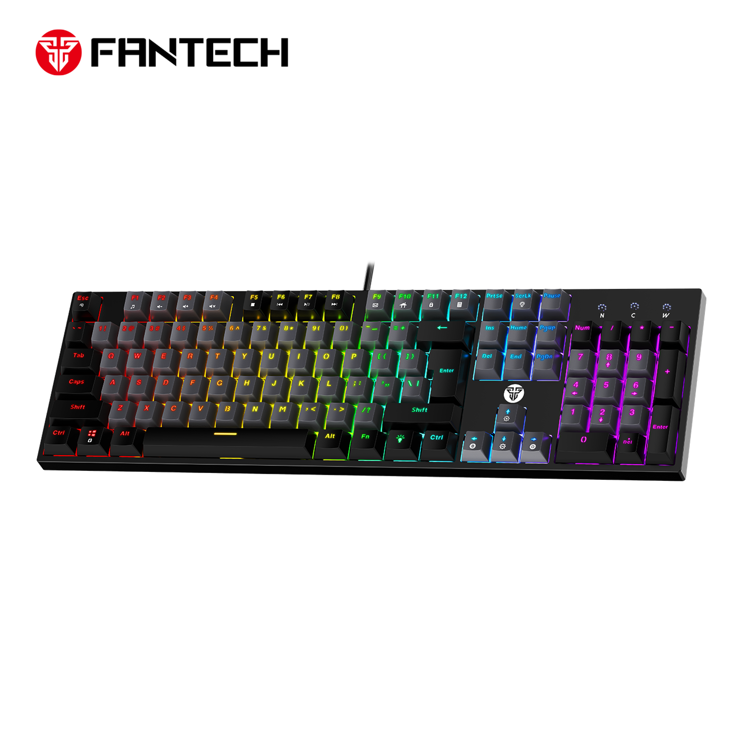 Fantech atom tkl mk886v2 104keycaps keycaps mechanical keyboard - Fun Touch