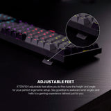 Fantech atom tkl mk886v2 104keycaps keycaps mechanical keyboard - Fun Touch