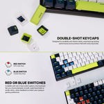 FANTECH ATOM104S MK878S MECHANICAL GAMING KEYBOARD MORI EDITION BLACK Keyboard