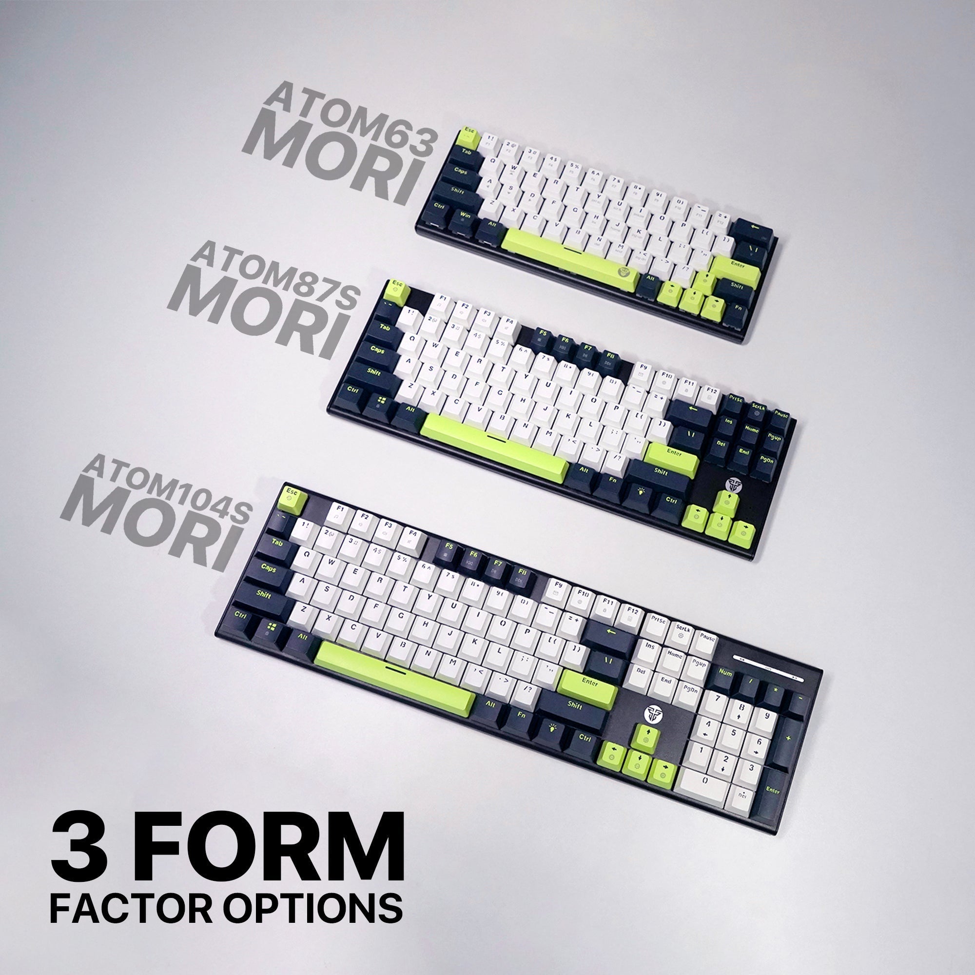 FANTECH ATOM104S MK878S MECHANICAL GAMING KEYBOARD MORI EDITION WHITE Keyboard