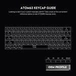 Fantech Atom63 MK859 Mechanical Gaming Keyboard Arabic/English Keyboard