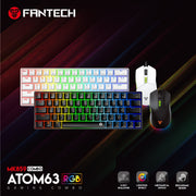 Fantech Atom63 MK859c Mechanical Gaming Keyboard & Mouse Arabic/English Bundle