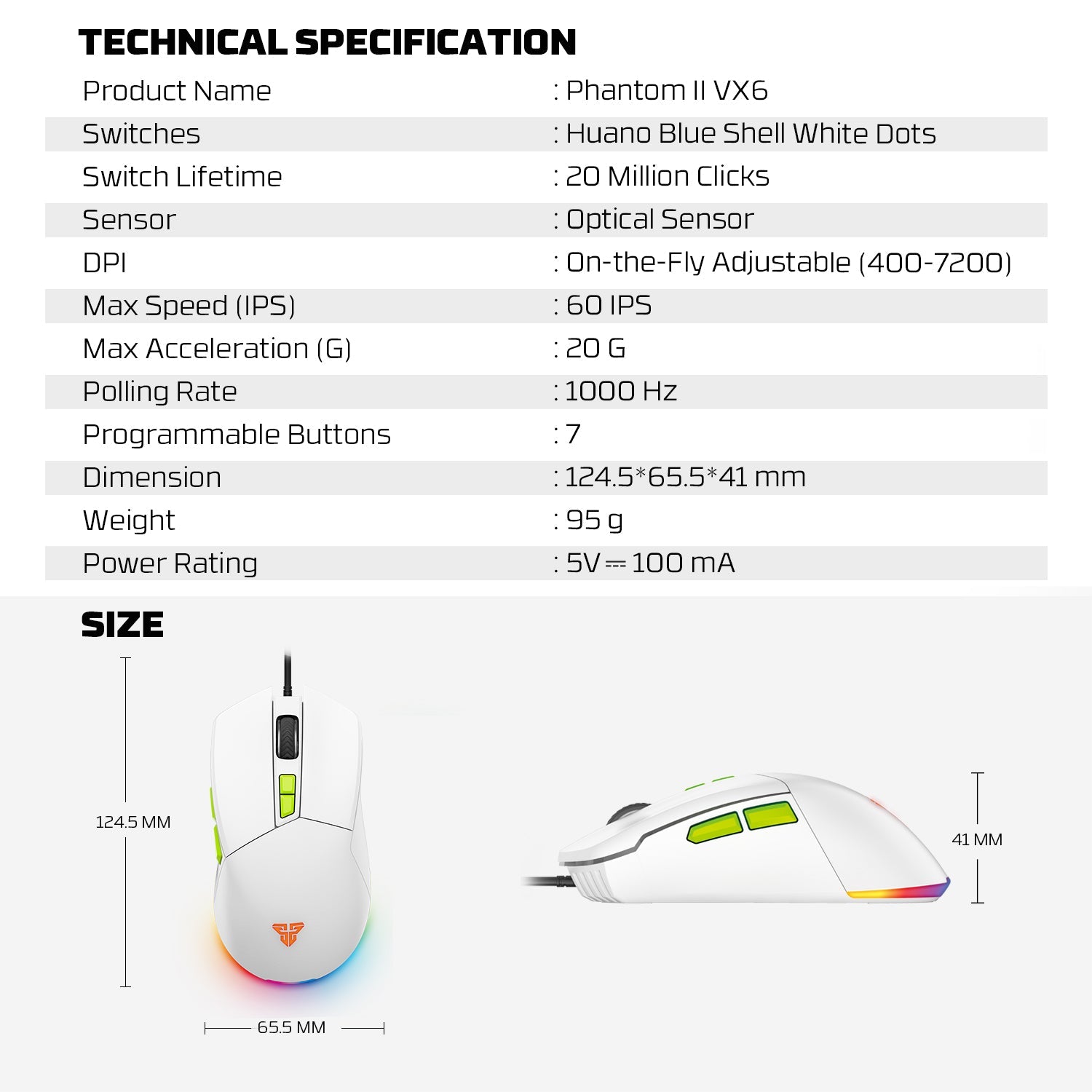 Fantech Atom63 MK859c Mechanical Gaming Keyboard & Mouse Arabic/English Bundle
