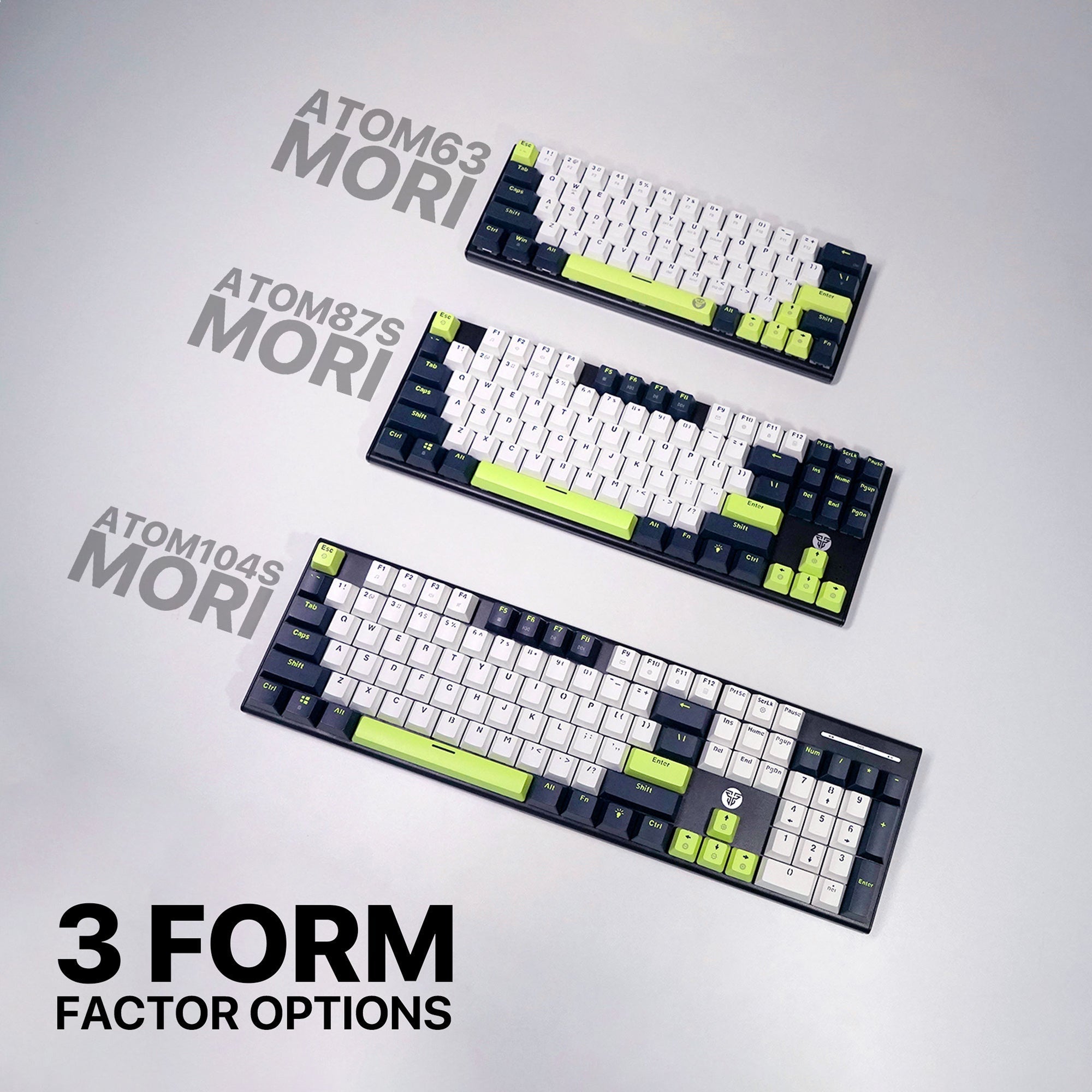 FANTECH ATOM87S MK877S MECHANICAL GAMING KEYBOARD MORI EDITION BLACK Keyboard