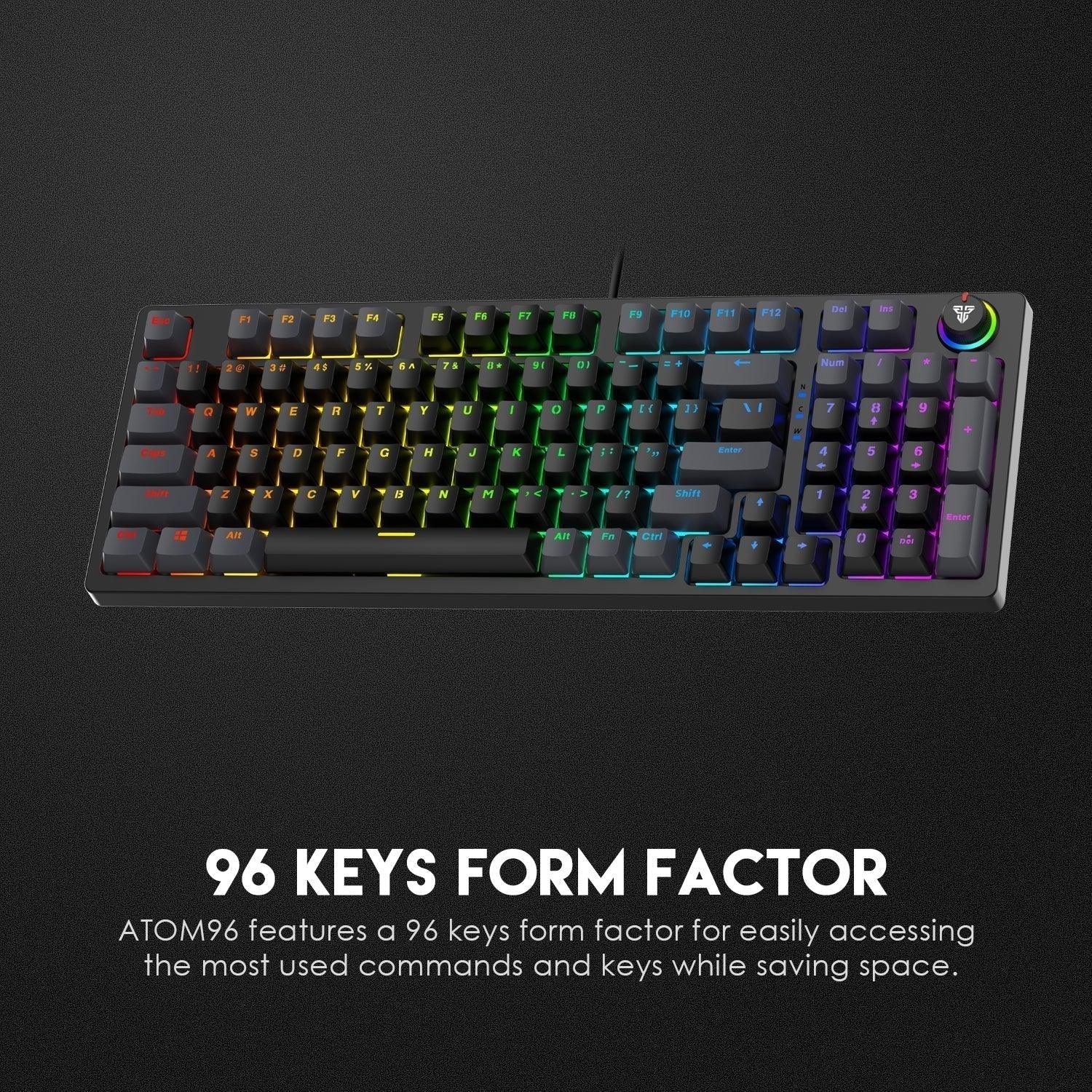 Fantech atom96 mk890 mechanical gaming keyboard - Fun Touch