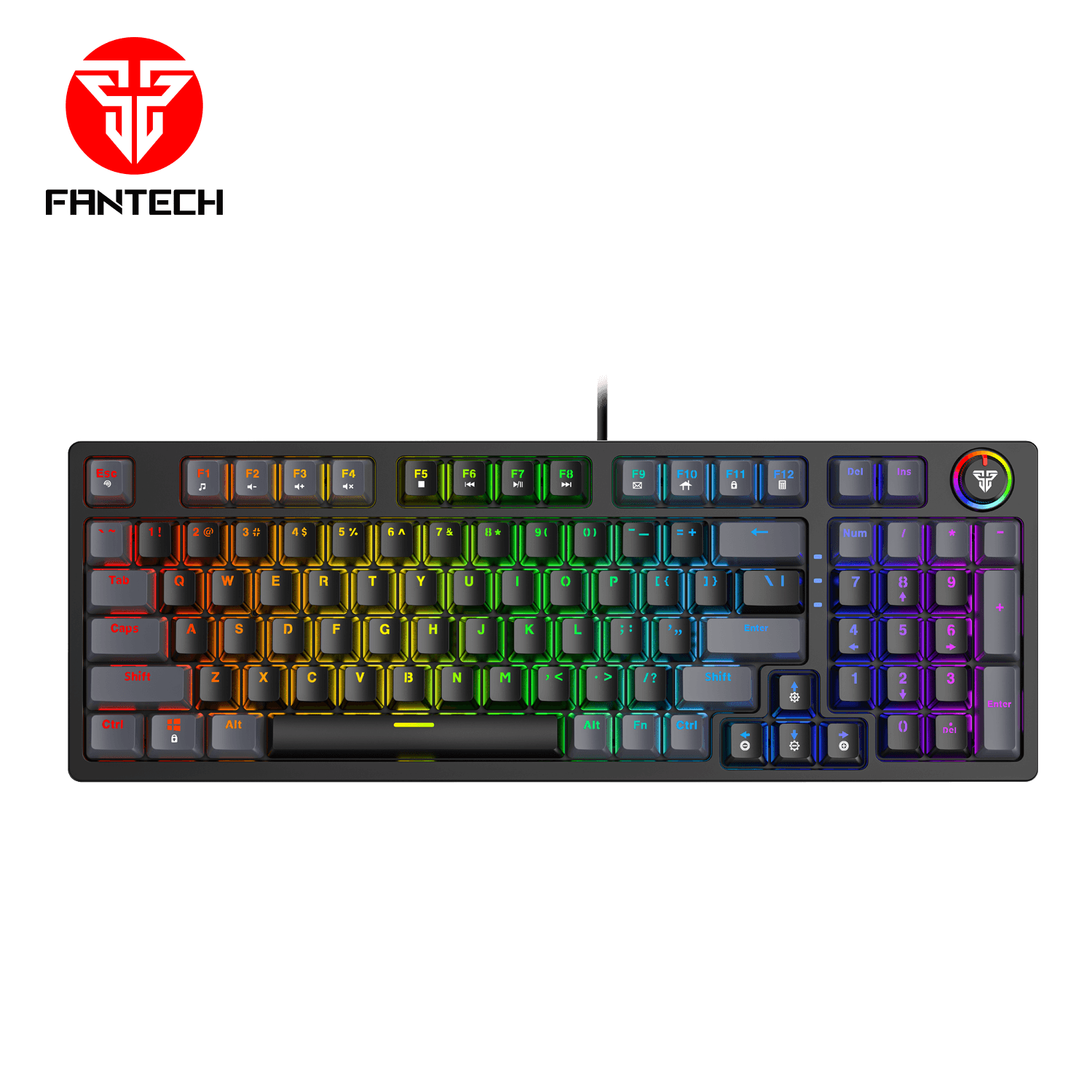 Fantech atom96 mk890 mechanical gaming keyboard - Fun Touch