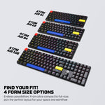 FANTECH ATOMAIR108 MK314 MECHANICAL KEYBOARD LOW PROFILE WHITE Keyboard