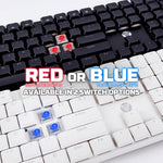 FANTECH ATOMAIR108 MK314 MECHANICAL KEYBOARD LOW PROFILE WHITE Keyboard