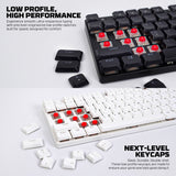 FANTECH ATOMAIR61 MK311 MECHANICAL KEYBOARD LOW PROFILE WHITE Keyboard