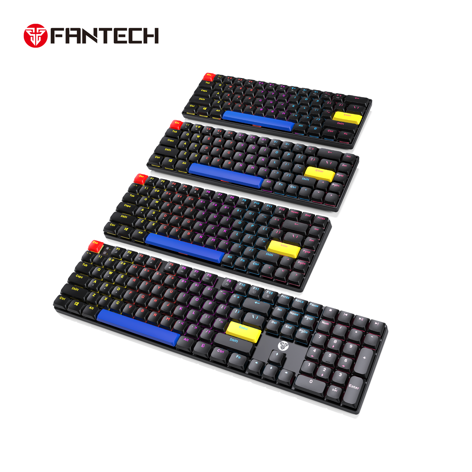 FANTECH ATOMAIR61 MK311 MECHANICAL KEYBOARD LOW PROFILE Keyboard