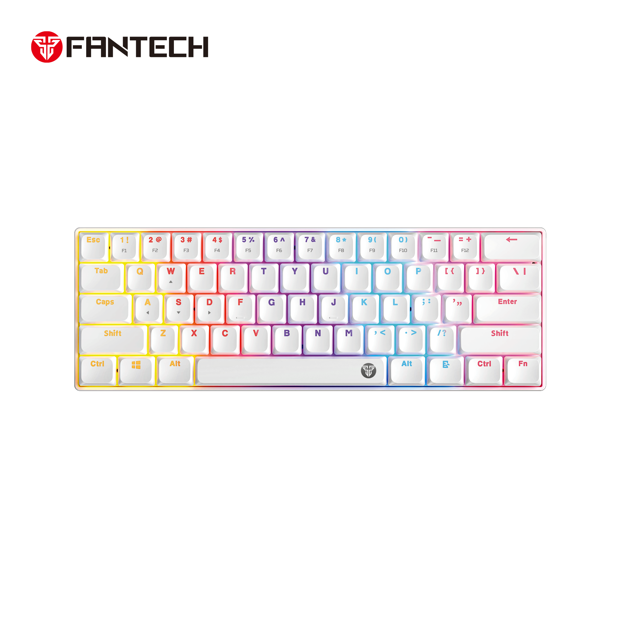 FANTECH ATOMAIR61 MK311 MECHANICAL KEYBOARD LOW PROFILE WHITE Keyboard