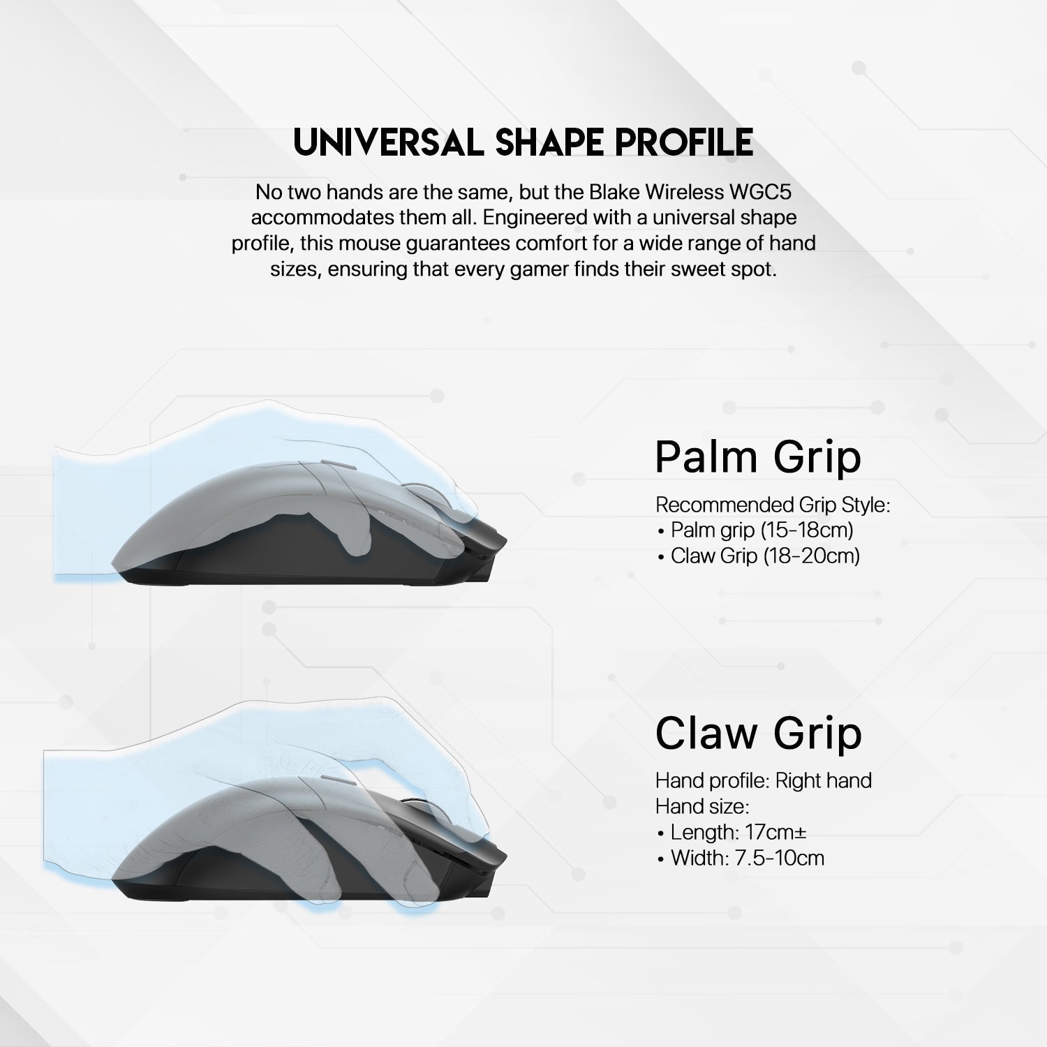 Fantech Blake WGC5 Wireless Gaming Mouse Mouse