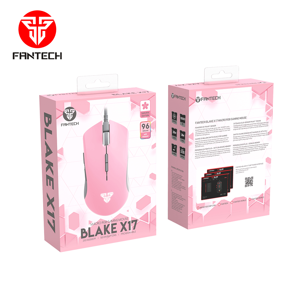 FANTECH BLAKE X17 MACRO RGB GAMING MOUSE Mouse