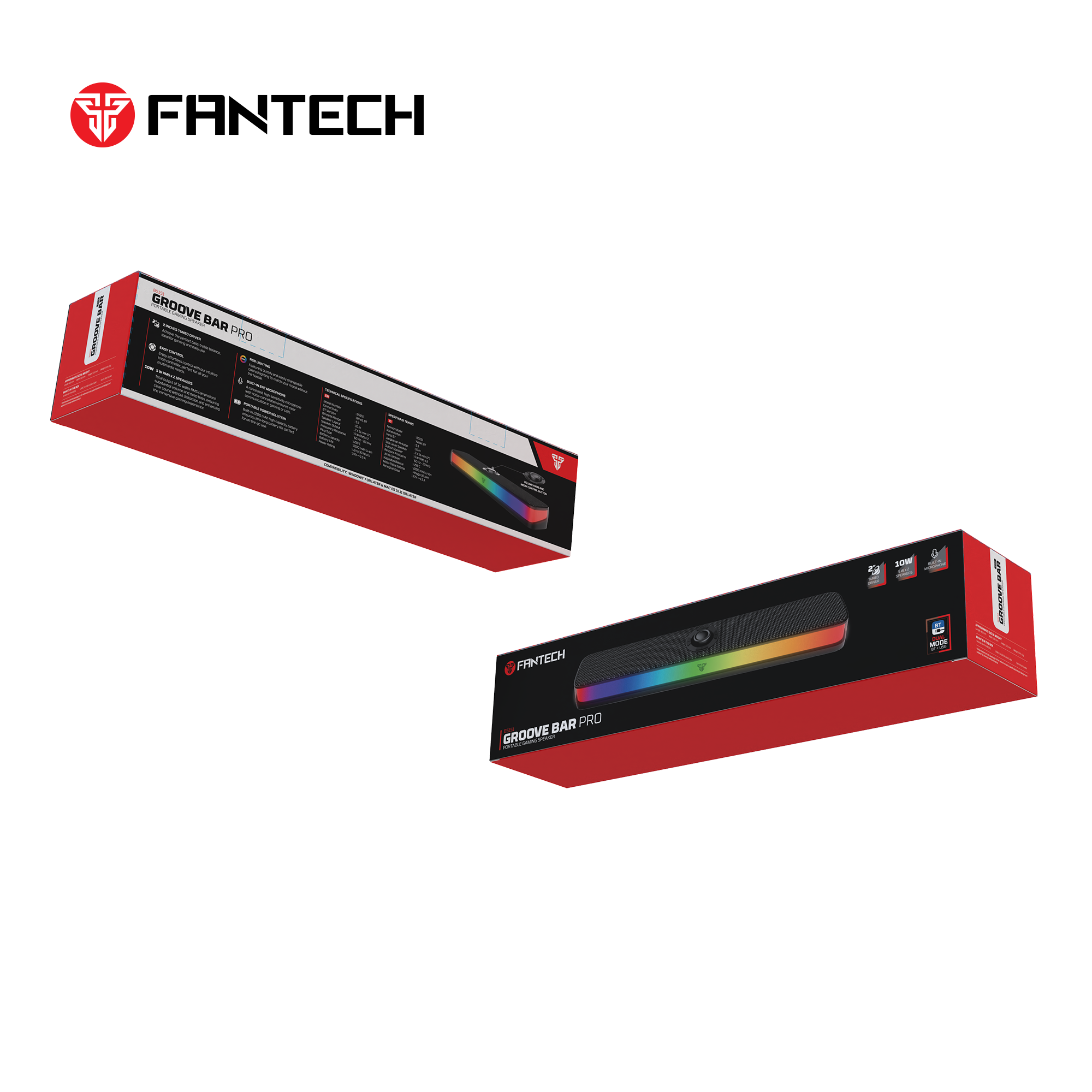 Fantech BS151 Bluetooth 5.3 Portable Dual mode Built in Microphone Gaming