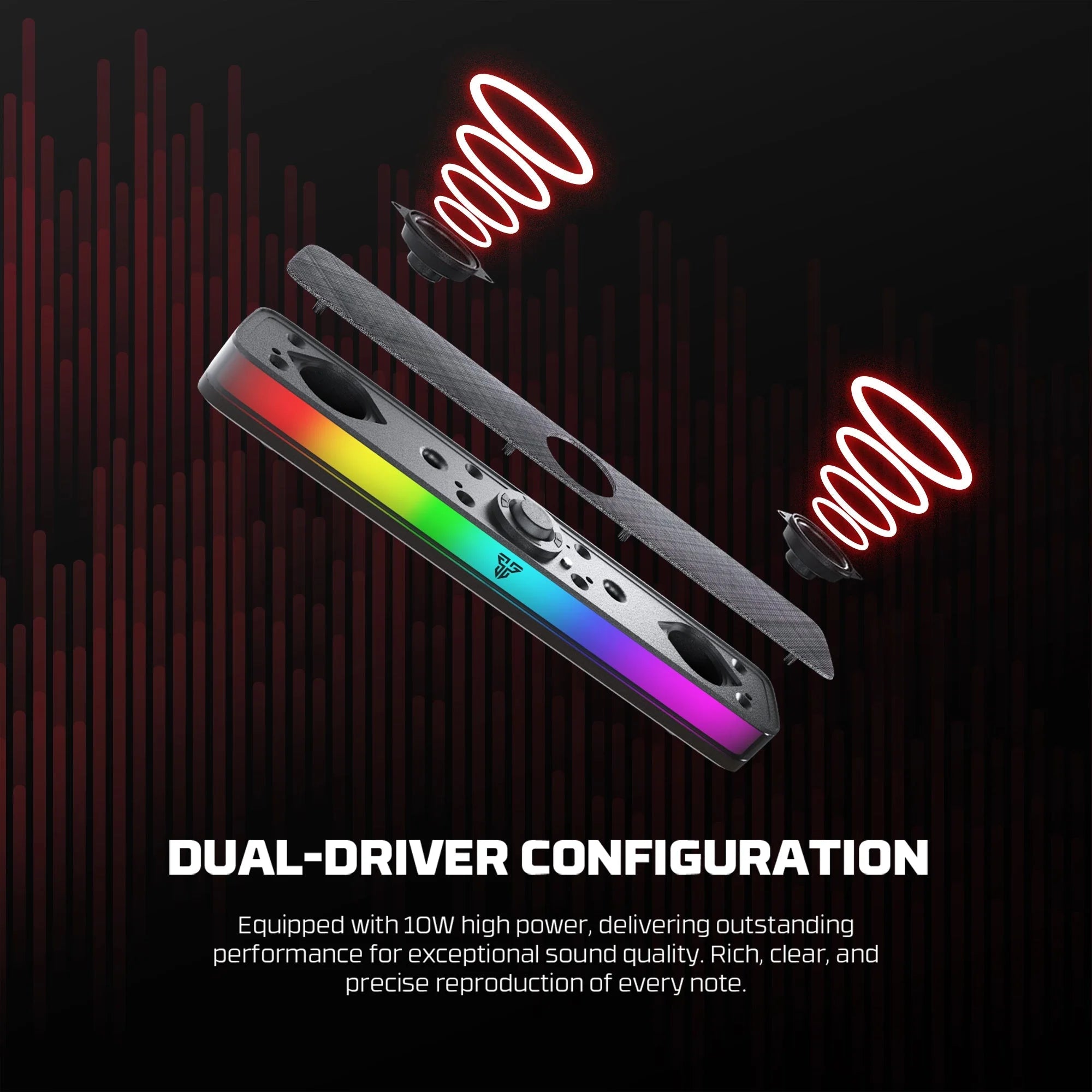 Fantech bs151 bluetooth 5.3 portable dual mode built in microphone gaming