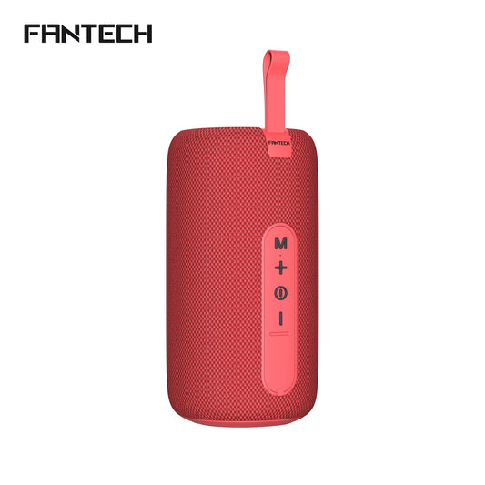 Fantech bs159 true wireless rms speaker tws deep bass 10w 57mm red - audio | speakers