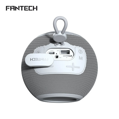 Fantech bs161 portable bt wireless speaker tws 4-way connectivity tf gray - audio | speakers