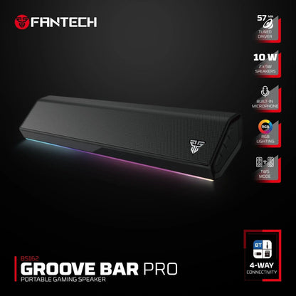Fantech bs162 groove bar pro portable gaming speaker speakers