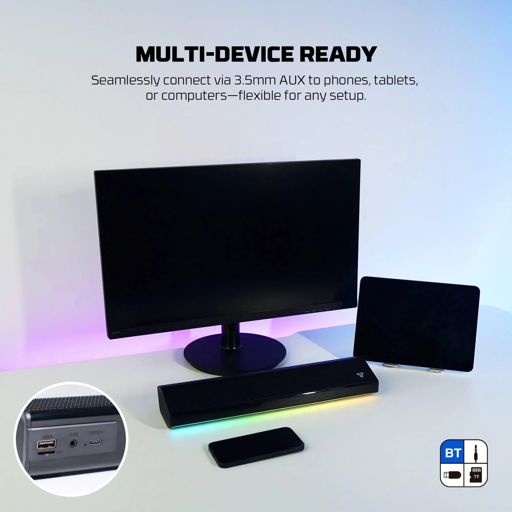 Fantech bs162 groove bar pro portable gaming speaker speakers