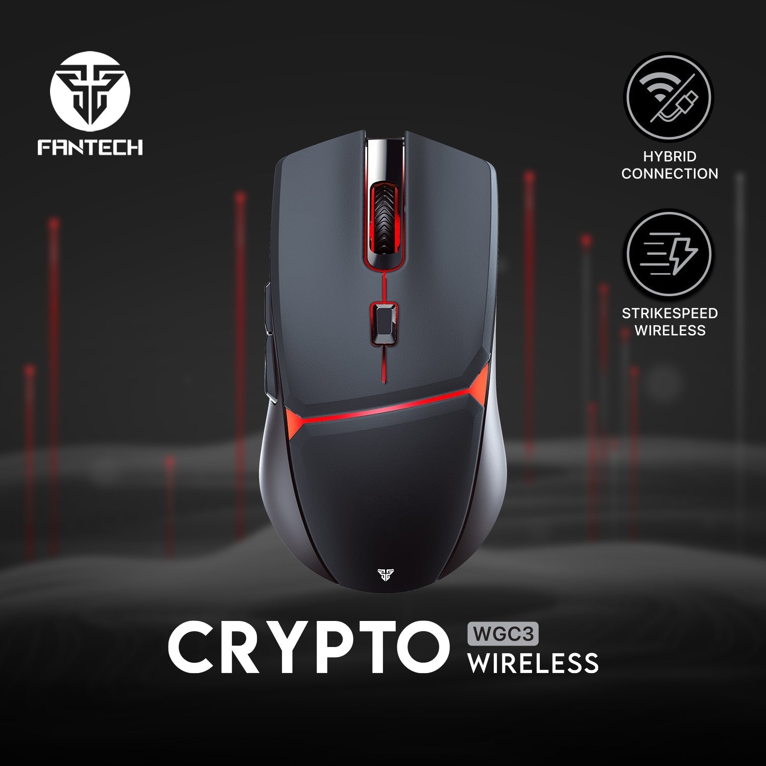 Fantech Crypto WGC3 Gaming Mouse New Arrivals