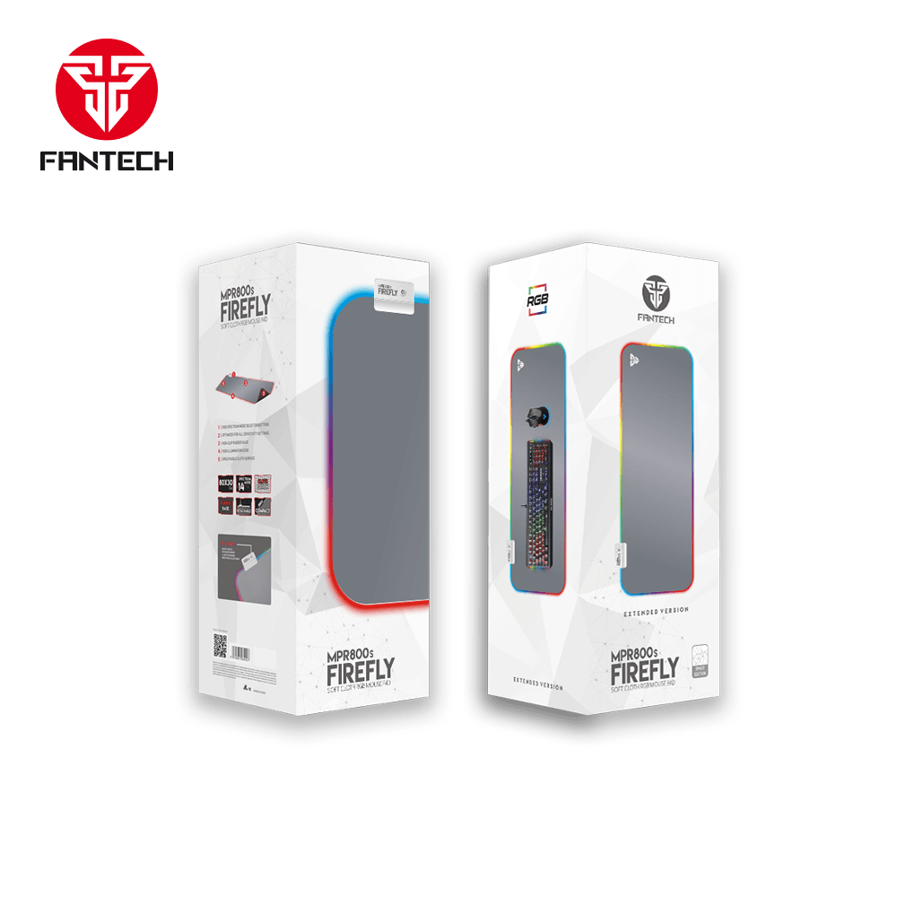 FANTECH FIREFLY MPR800s SOFT CLOTH RGB MOUSEPAD Mousepad
