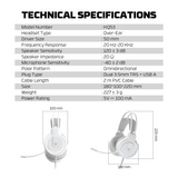 FANTECH FLASH HQ53 LIGHTWEIGHT GAMING HEADSET Headset 3.5