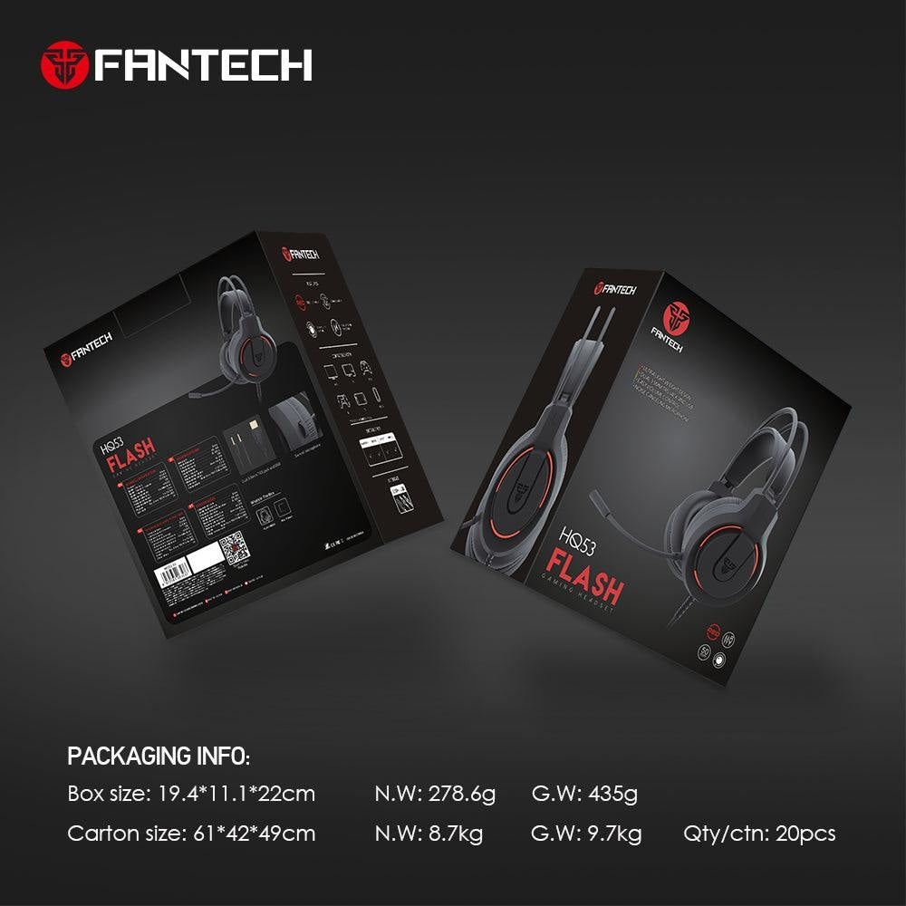 FANTECH FLASH HQ53 LIGHTWEIGHT GAMING HEADSET Audio