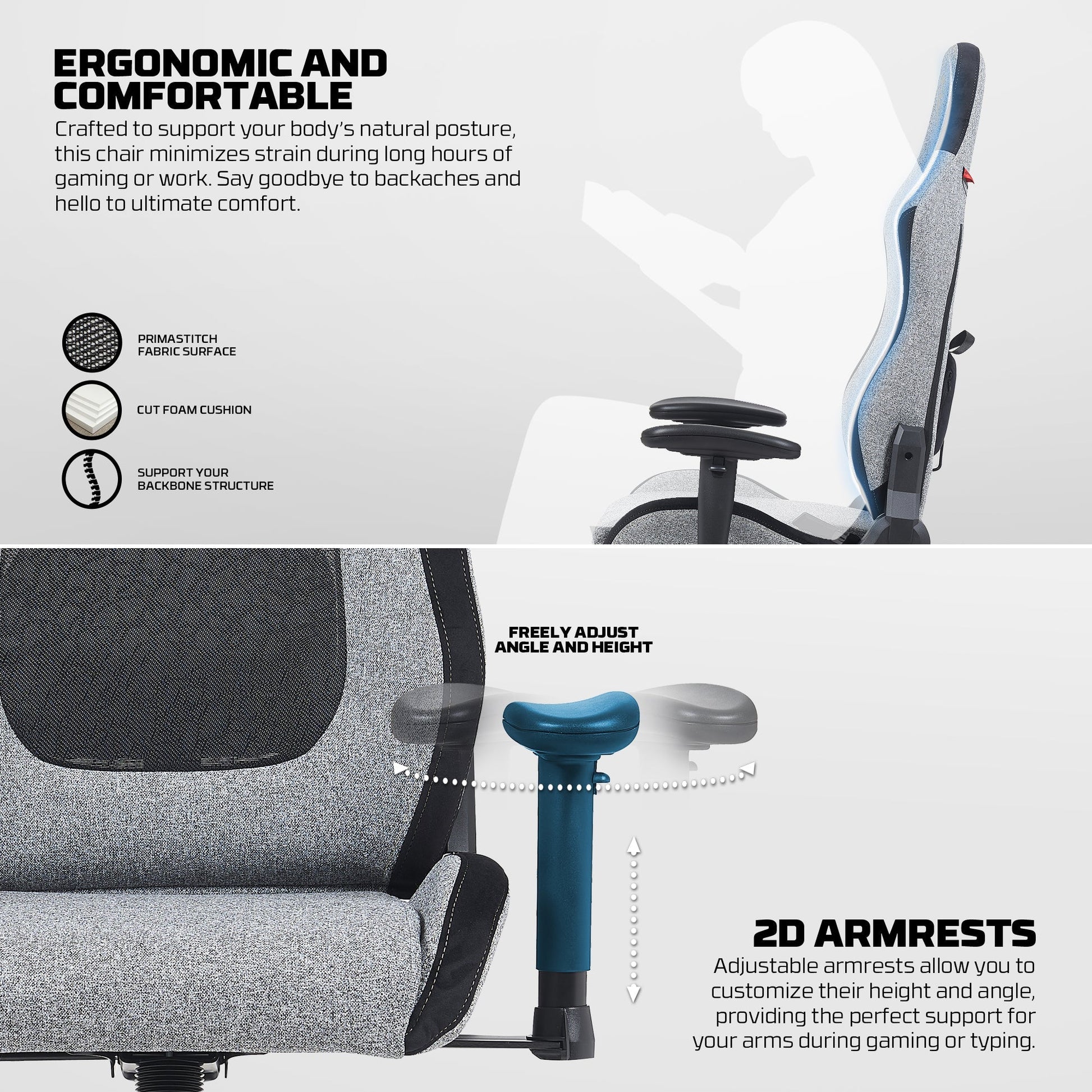 FANTECH GC195 GAMING CHAIR Desk & Chair