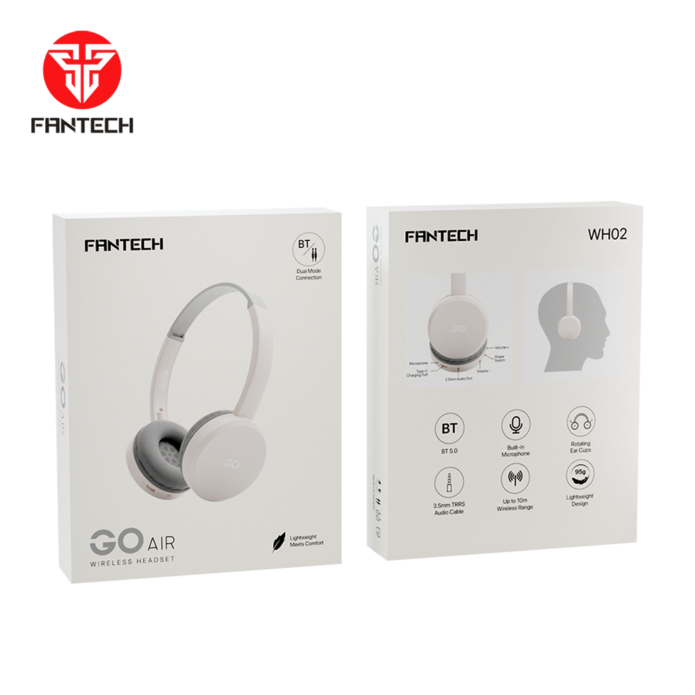 Fantech GO AIR WIRELESS HEADPHONE WH02 Audio