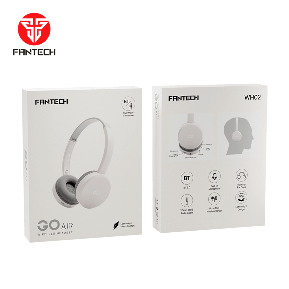 Fantech go air wireless headphone wh02 - Fun Touch