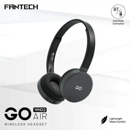 Fantech go air wireless headphone wh02 - headsets
