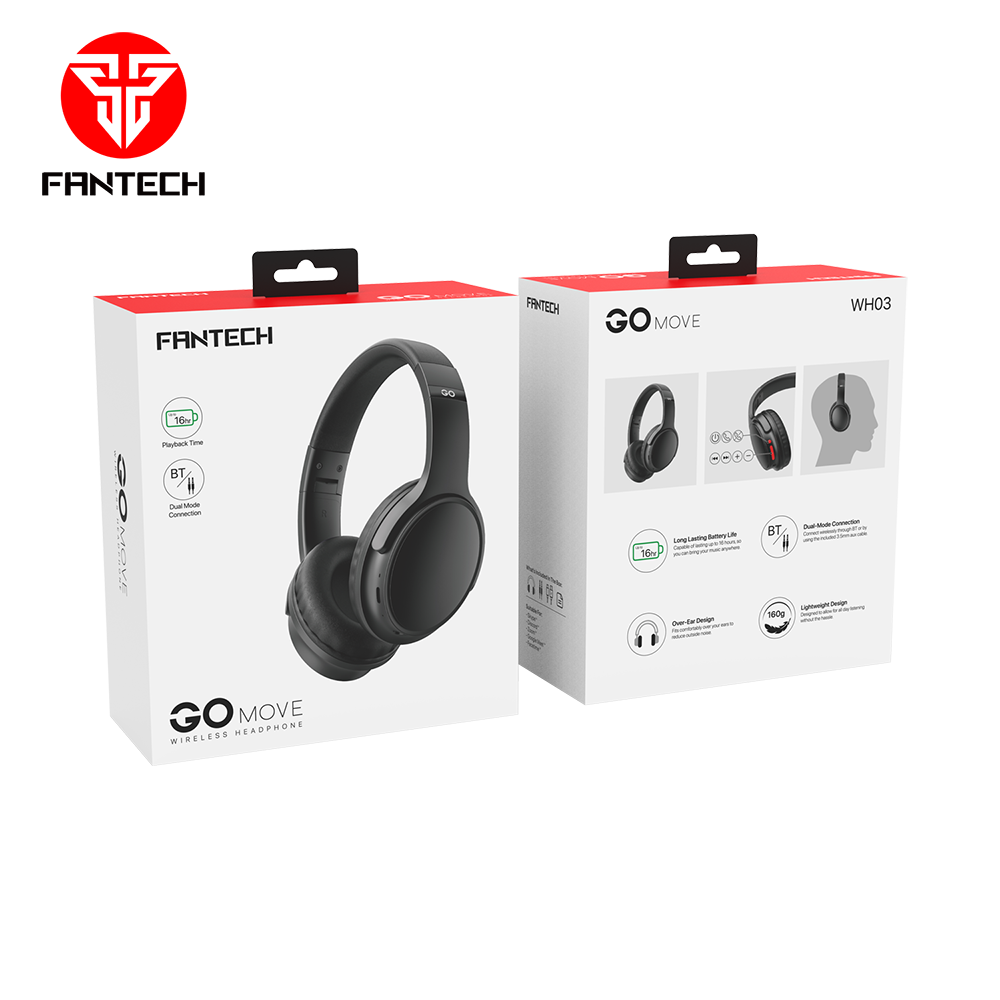 Fantech GO MOVE WIRELESS HEADPHONE WH03 BT2 Audio