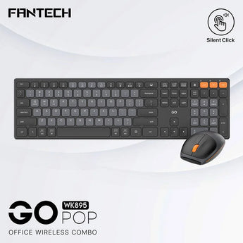 Fantech go pop wk895 office wireless combo