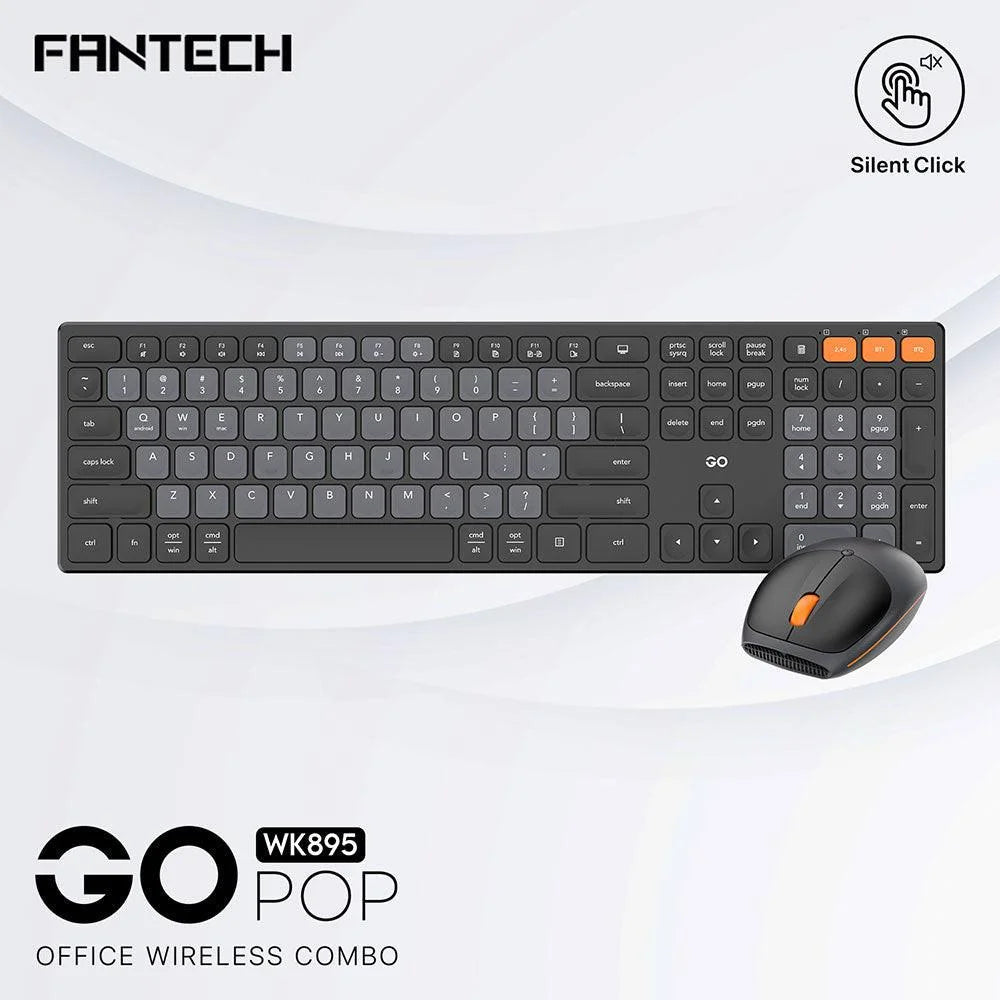 Fantech go pop wk895 office wireless combo
