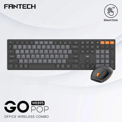 Fantech go pop wk895 office wireless combo