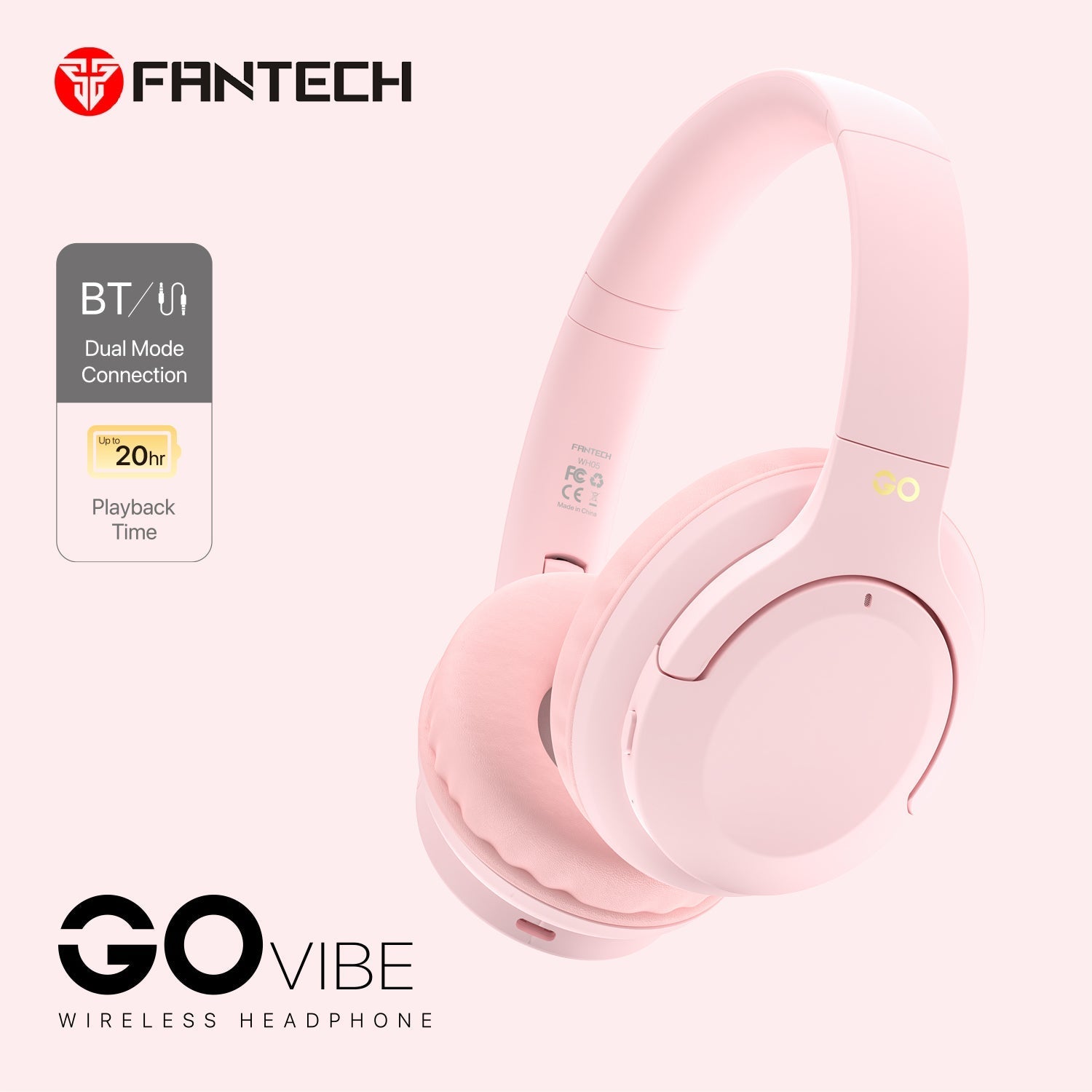 Fantech Go Vibe WH05 Wireless Headphone Audio