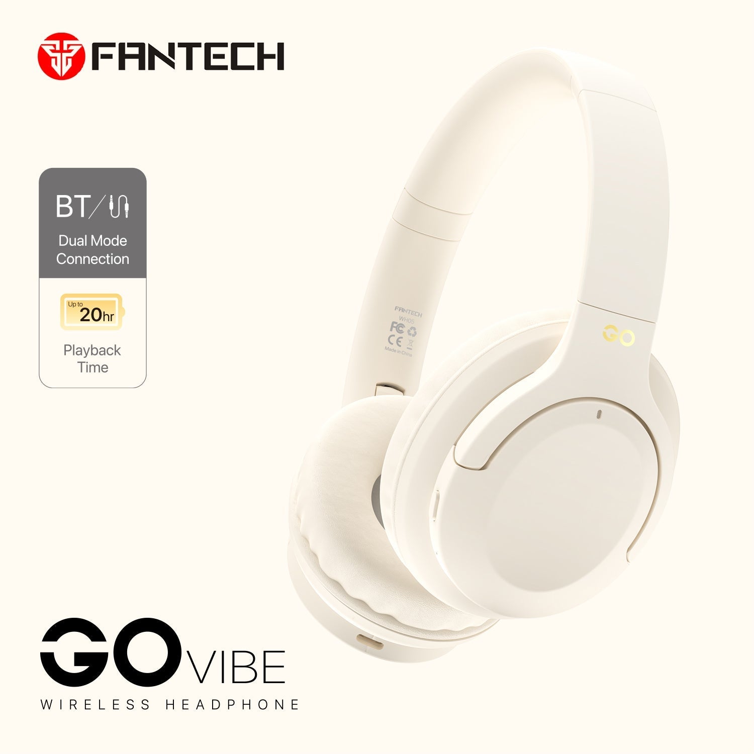 Fantech Go Vibe WH05 Wireless Headphone JOD 20
