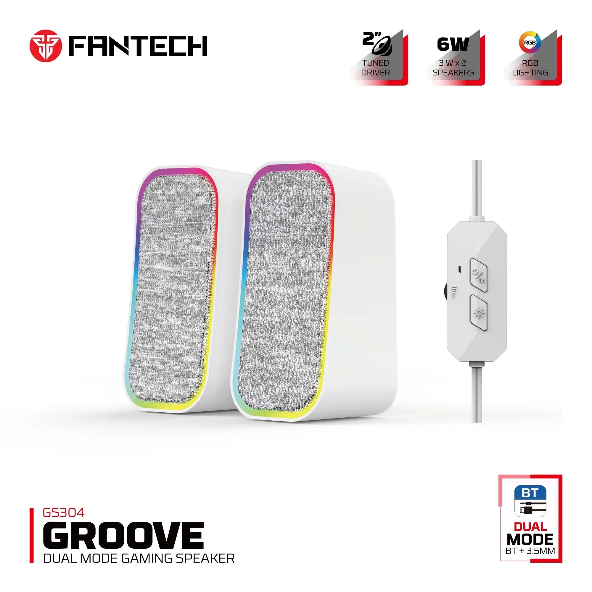 Fantech groove gs304 bluetooth speaker dual mode